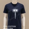 Star Of David Mjolnir Hammer Baseball Bat Shirt Navy Shirt
