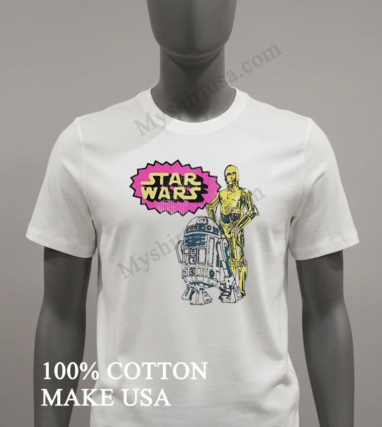 Star Wars R2 D2 And C 3po Shirt White T Shirt 2