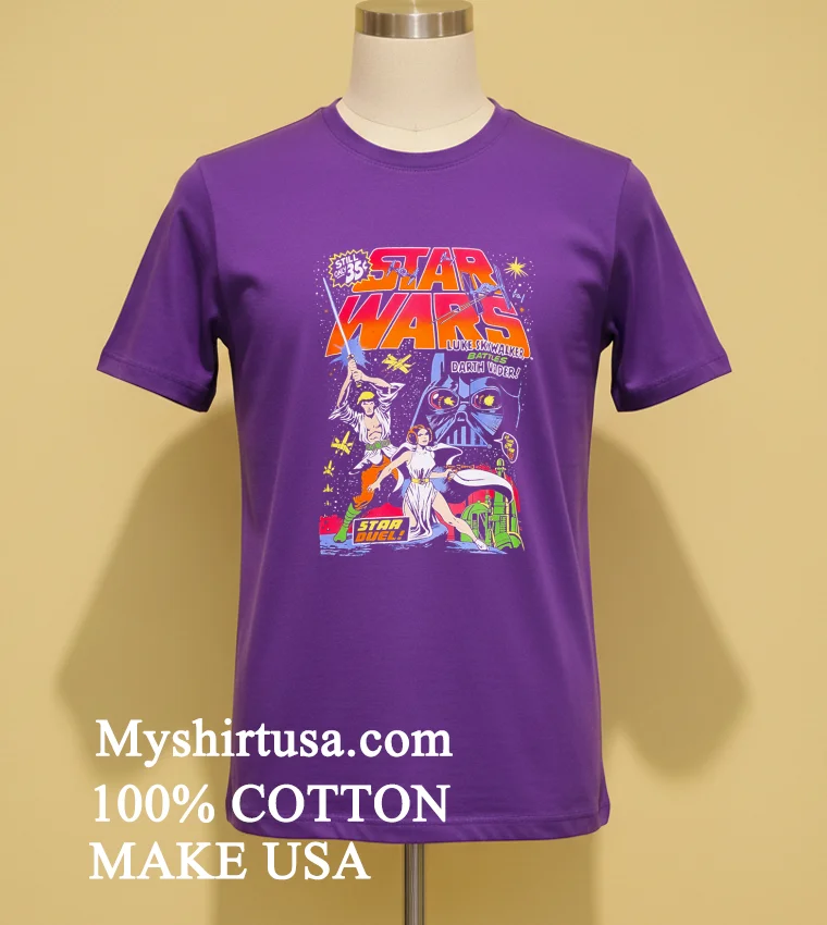 Star Wars Star Duel Graphic Shirt Purple Shirt