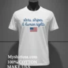 Stars Stripes And Human Rights Shirt White T Shirt 3