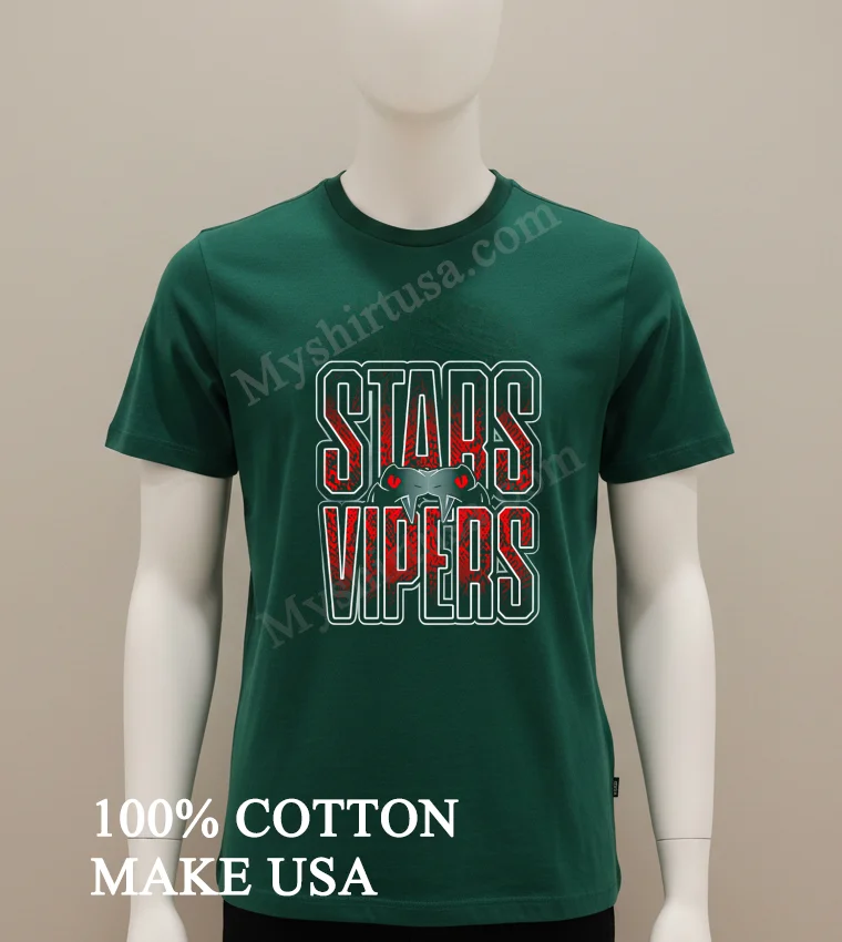 Stars Vipers Snake funny america t-shirts - green-shirt Stars Vipers Snake Shirt Green Shirt