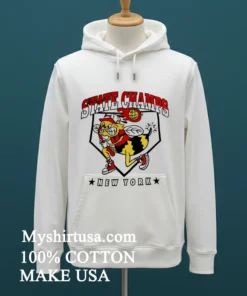 State Champs New York Bee Mascot Shirt White T Shirt 2