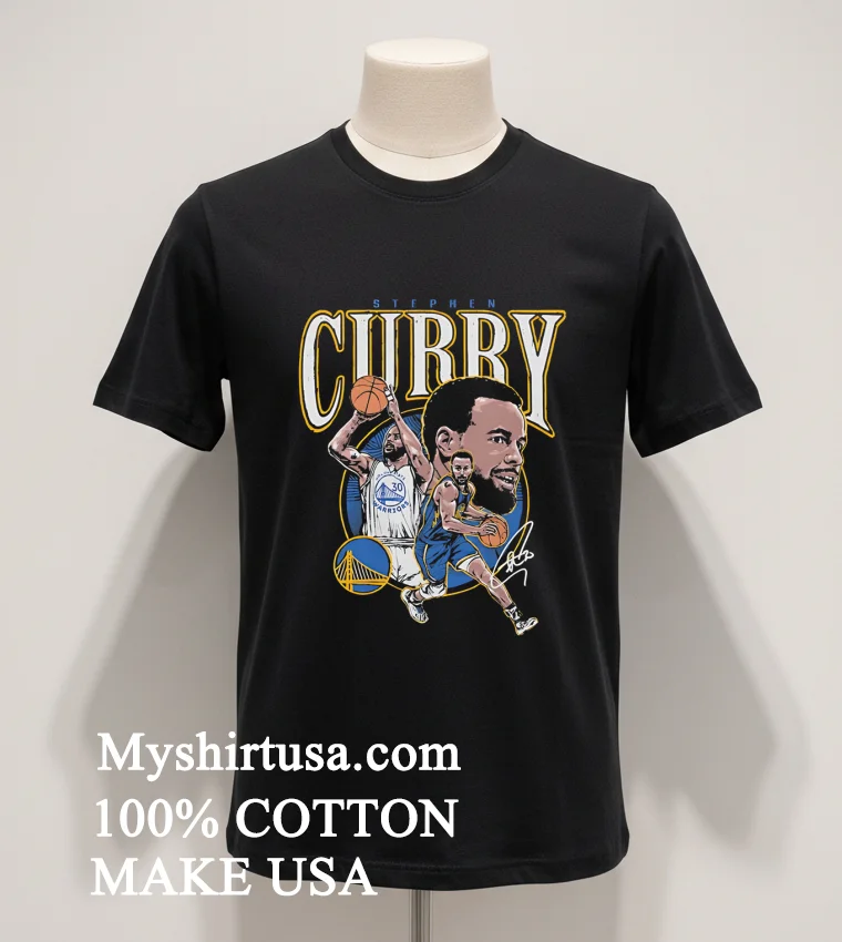 Stephen Curry Golden State Warriors Signature Graphic Shirt Balck Shirt