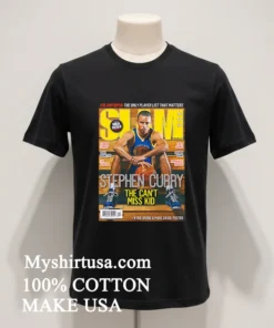 Stephen Curry The Can T Miss Kid Warriors Slam Cover Nba Basketball Shirt