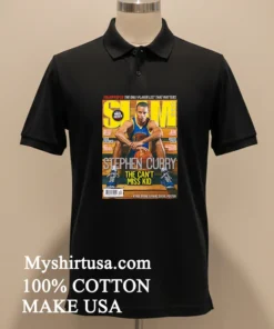 Stephen Curry The Can T Miss Kid Warriors Slam Cover Nba Basketball Shirt