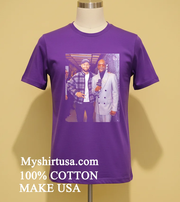Stephen Curry X Snoop Dogg Shirt - purple-shirt Stephen Curry X Snoop Dogg Shirt Purple Shirt