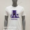 Still Wednesday Man Smoking In Front Of Purple House Shirt White T Shirt