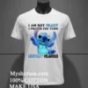 Stitch Cartoon I Am Not Crazy I Prefer The Term Mentally Hilarious Shirt White T Shirt 3