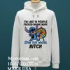 Stitch Im Like 18 People Fucked In One Body Spin The Wheel Bitch Shirt White T Shirt 1