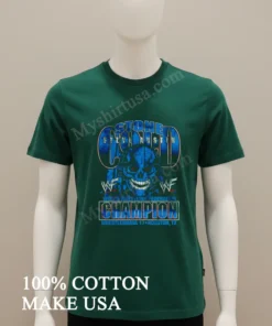 Stone Cold Steve Austin Wwf Champion Wrestlemania 17 Skull funny america t-shirts