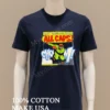 Stones Throw Madvillain All Caps Mf Doom Comic Art Shirt Navy Shirt