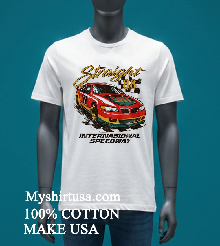 Straight F1 International Speedway 88 Shirt White T Shirt 3
