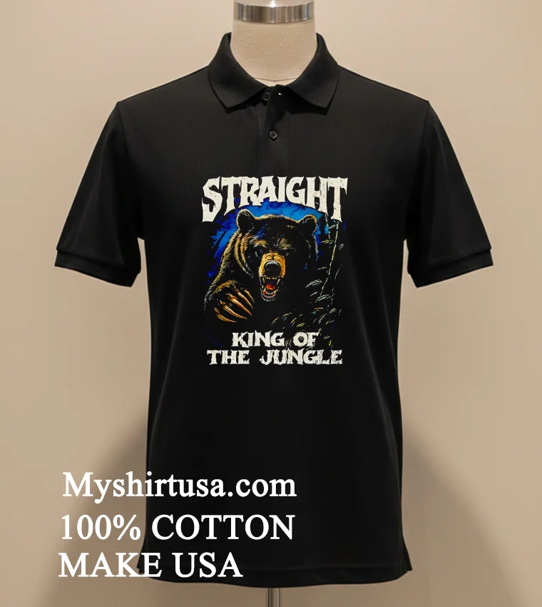 Straight King Of The Jungle Shirt - balck-shirt Straight King Of The Jungle Shirt Balck Shirt 1