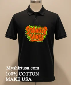Stranger Things Orange Stylish Shirt