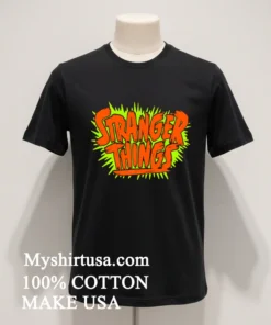Stranger Things Orange Stylish Shirt