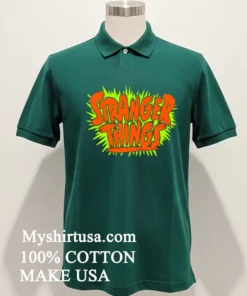 Stranger Things Orange Stylish Shirt