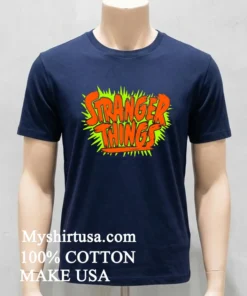 Stranger Things Orange Stylish Shirt