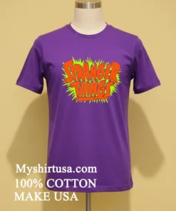 Stranger Things Orange Stylish Shirt