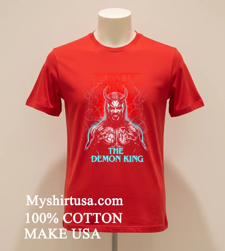 Stranger Things The Demon King Shirt Red Shirt