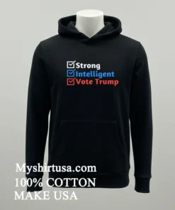 Strong Intelligent Women For Trump Girl Maga Checklist Shirt