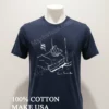 Suicide Band Bed Drawing Lo Fi Indie Rock Music Shirt Navy Shirt 1
