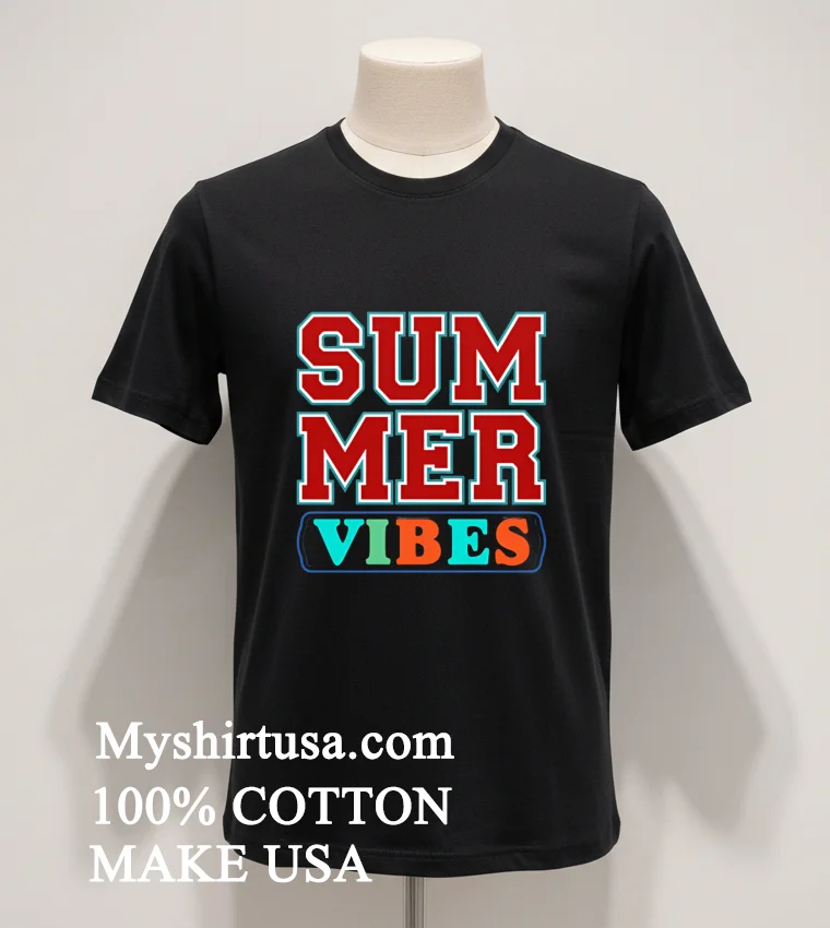 Summer Vibes Shirt - balck-shirt Summer Vibes Shirt Balck Shirt 1