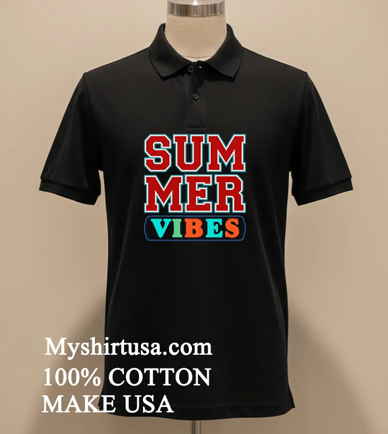 Summer Vibes Shirt - balck-shirt Summer Vibes Shirt Balck Shirt 2
