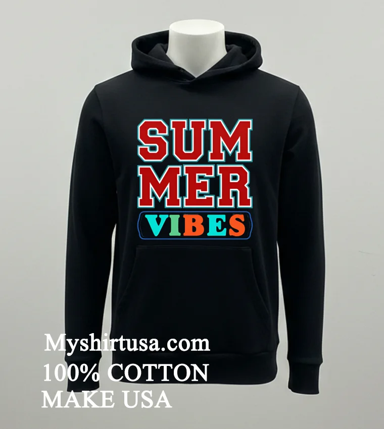 Summer Vibes Shirt Balck Shirt