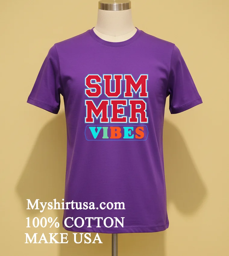 Summer Vibes Shirt Purple Shirt