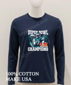 Super Bowl 2025 Lix Champions Number 22 Eagles funny america t-shirts