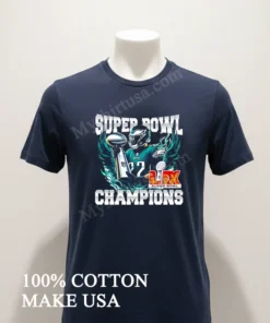 Super Bowl 2025 Lix Champions Number 22 Eagles funny america t-shirts