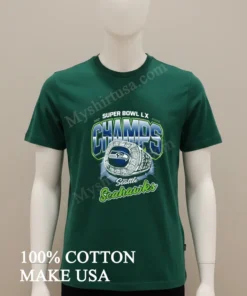 Super Bowl Lx Champs Seattle Seahawks Championship Ring Lightning Graphic funny america t-shirts