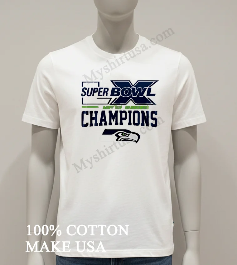Super Bowl Lx Seattle Seahawks Champions Nfl Football Logo funny america t-shirts - white-t-shirt Super Bowl Lx Seattle Seahawks Champions Nfl Football Logo Shirt White T Shirt