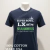 Super Bowl Lx Seattle Seahawks National Football League Stars Logo Shirt Navy Shirt 1