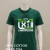 Super Bowl Lxii Seattle Seahawks Champions Vince Lombardi Trophy Logo Shirt Green Shirt