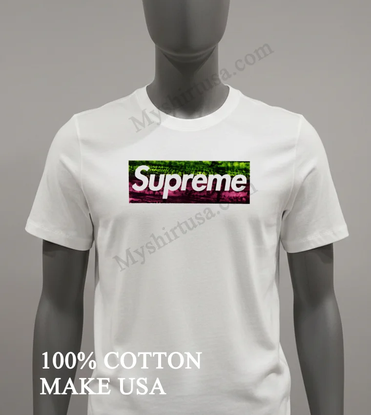 Supreme La Relief Shirt White T Shirt 2