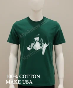 Swift Black And White Artistic Portrait Hand Gesture Music funny america t-shirts