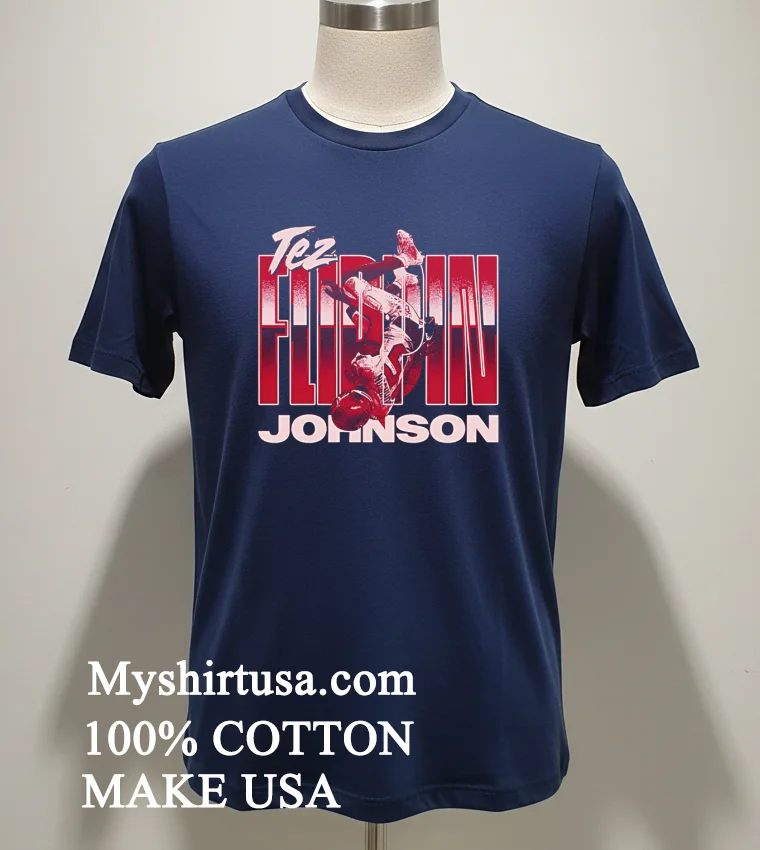 Tampa Bay Buccaneers Tez Johnson Flippin Shirt - navy-shirt Tampa Bay Buccaneers Tez Johnson Flippin Shirt Navy Shirt
