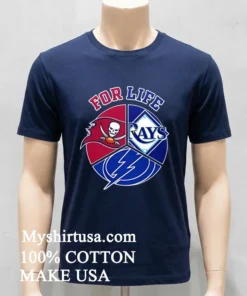 Tampa Bay For Life Logo Sports 2026 Shirt