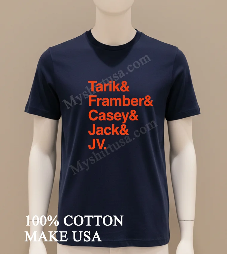 Tarik Framber Casey Jack Jv Names List Orange Helvetica Shirt Navy Shirt