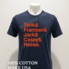 Tarik Framber Jack Casey Reese Houston Baseball Names Shirt Navy Shirt 1