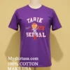 Tarik Skubal Detroit Tigers Caricature Player Cartoon Shirt Purple Shirt