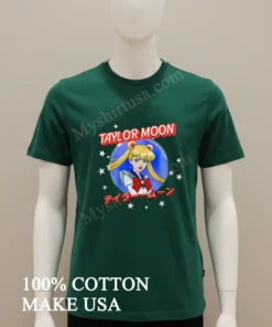 Taylor Moon Sailor Guardian Anime Character Stars Space funny america t-shirts