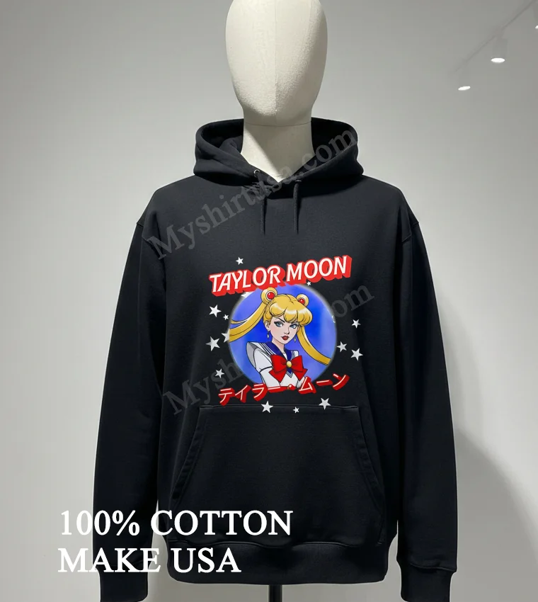 Taylor Moon Sailor Guardian Anime Character Stars Space Shirt Hoodie Shirt