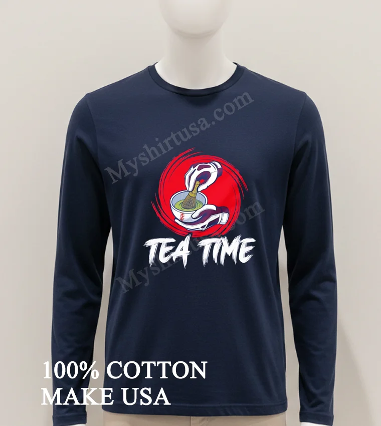 Tea Time Matcha Whisk And Baseball Bowl funny america t-shirts - hoodie-shirt Tea Time Matcha Whisk And Baseball Bowl Shirt Hoodie Shirt