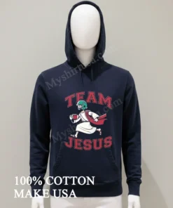Team Jesus Football Lover Christian Faith Bible funny america t-shirts