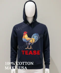 Tease Rooster Bird Animal Illustration Graphic Design funny america t-shirts