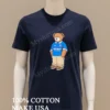 Teddy Bear Wearing Blue Mcewans Lager Rangers Football Shirt Navy Shirt