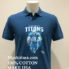 Tennessee Titans Mens Football Skeleton Player Burning Shirt Navy Shirt 1