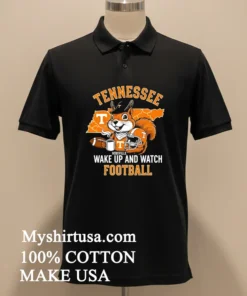 Tennessee Volunteers Football Squirrel Wake Up And Watch Shirt